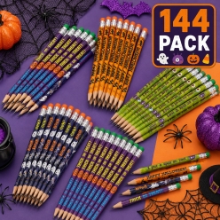 Halloween Full Size Wood Pencils - 144 Pk